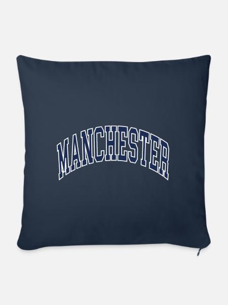 Manchester - Sofakissenbezug 45 x 45 cm - Navy