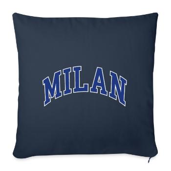 Milan - Sofakissenbezug 45 x 45 cm - Navy - Vorne