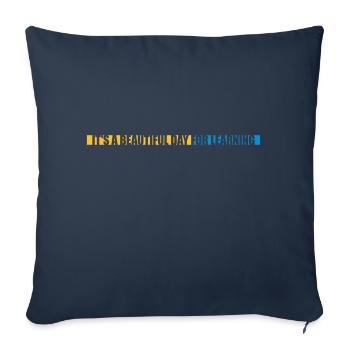 beautiful day for learning - Sofakissenbezug 45 x 45 cm - Navy - Vorne