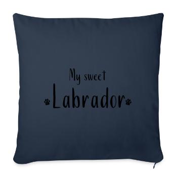 Labrador - Sofakissenbezug 45 x 45 cm - Navy - Vorne