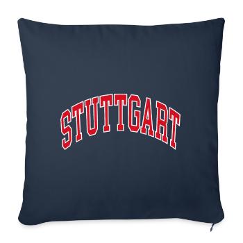 Stuttgart - Sofa pillowcase 17,3'' x 17,3'' (45 x 45 cm) - navy - Front