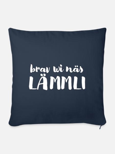 Lämmli - Sofakissenbezug 45 x 45 cm - Navy