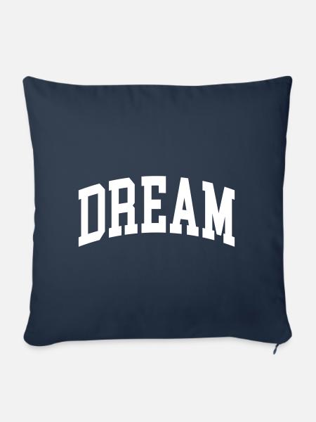 Dream - Sofakissenbezug 45 x 45 cm - Navy