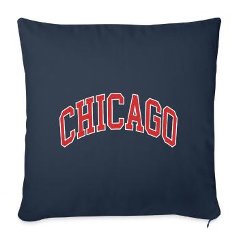 Chicago - Sofakissenbezug 45 x 45 cm - Navy - Vorne