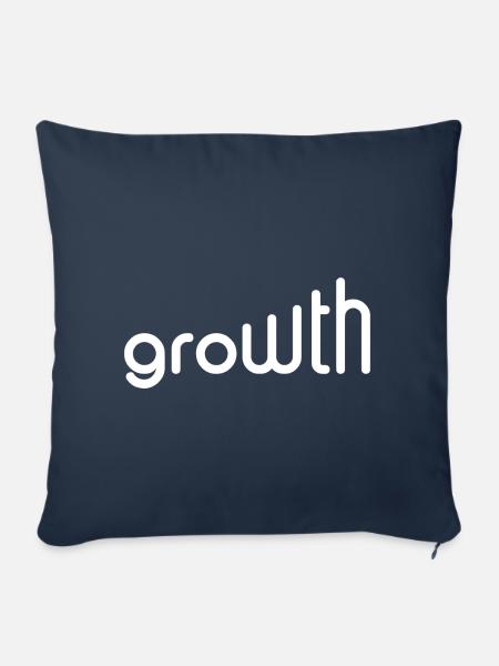 Growth - Wachstum - Sofakissenbezug 45 x 45 cm - Navy