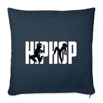 Danse hip hop - Housse de coussin décorative 45 x 45 cm - bleu marine - Devant