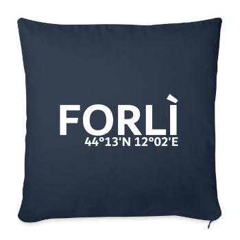 Coordonnées Forlì - Housse de coussin décorative 45 x 45 cm - bleu marine - Devant