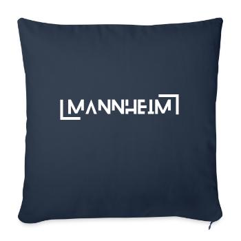 Mannheim Electoral Palatinate - Sofa pillowcase 17,3'' x 17,3'' (45 x 45 cm) - navy - Front