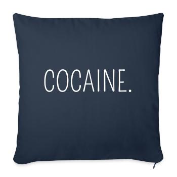 Cocaine - Sofakissenbezug 45 x 45 cm - Navy - Vorne