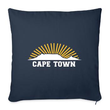 Cape Town - Sofa pillowcase 17,3'' x 17,3'' (45 x 45 cm) - navy - Front