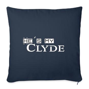 Partner Look Bonnie & Clyde 2 (part2) Gift Pair - Sofa pillowcase 17,3'' x 17,3'' (45 x 45 cm) - navy - Front