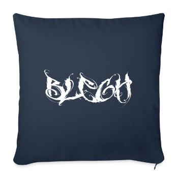 Blegh Metalcore Deathcore - Sofakissenbezug 45 x 45 cm - Navy - Vorne
