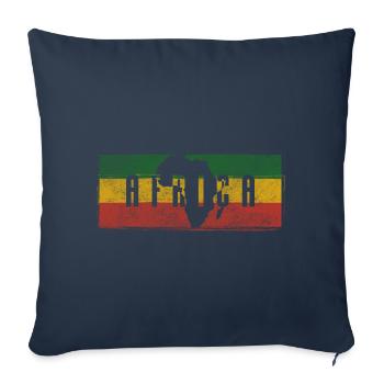 Culture Nature Africans - Sofa pillowcase 17,3'' x 17,3'' (45 x 45 cm) - navy - Front