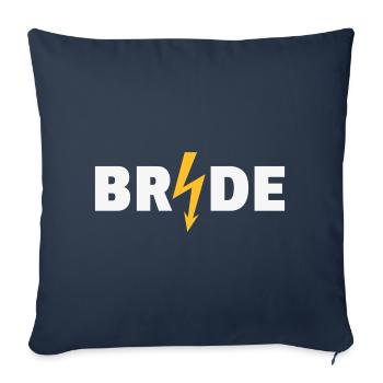 Bride Flash (Hen Night / Bachelorette Party / NEG) - Sofa pillowcase 17,3'' x 17,3'' (45 x 45 cm) - navy - Front