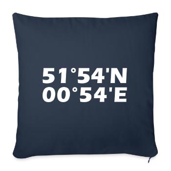 Coordonnées de Colchester - Housse de coussin décorative 45 x 45 cm - bleu marine - Devant