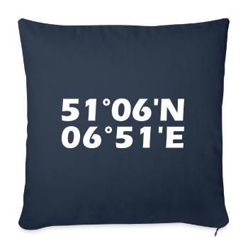 Coordonnées de Dormagen - Housse de coussin décorative 45 x 45 cm - bleu marine - Devant