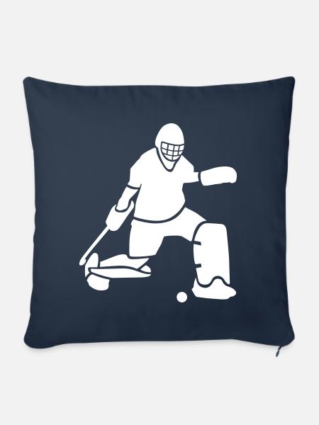 Feldhockey-Torwart - Sofakissenbezug 45 x 45 cm - Navy