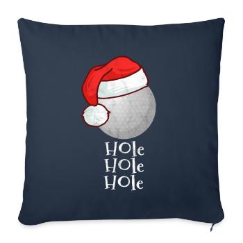 Golf Christmas Gift Sport Funny Ball - Sofa pillowcase 17,3'' x 17,3'' (45 x 45 cm) - navy - Front