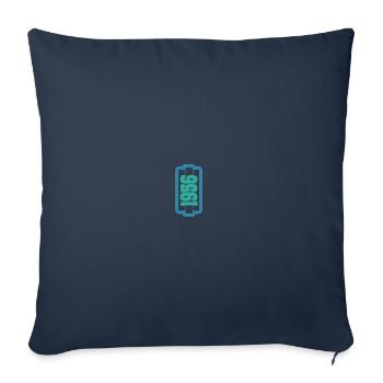 1956 - Sofa pillowcase 17,3'' x 17,3'' (45 x 45 cm) - navy - Front