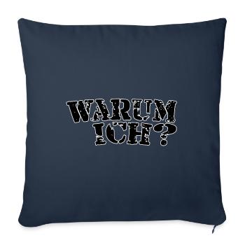 Why me - Sofa pillowcase 17,3'' x 17,3'' (45 x 45 cm) - navy - Front
