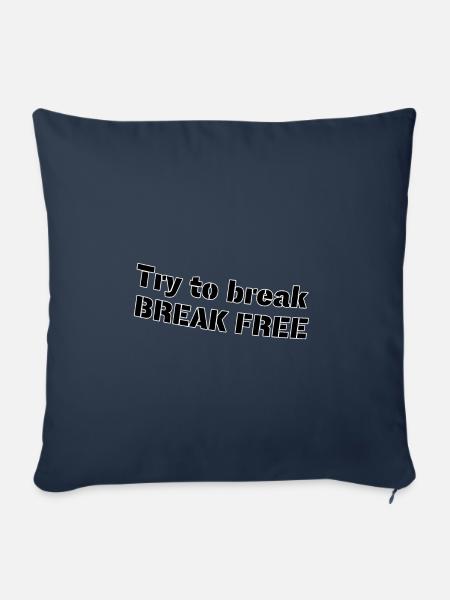 Try to break free - Sofakissenbezug 45 x 45 cm - Navy