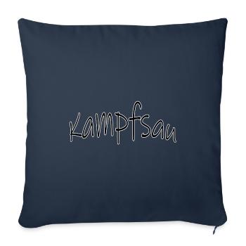 Kampfsau - Sofakissenbezug 45 x 45 cm - Navy - Vorne