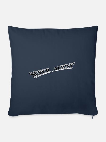 Super Agent - Sofakissenbezug 45 x 45 cm - Navy
