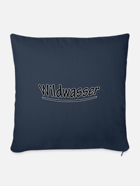 Wildwasser - Sofakissenbezug 45 x 45 cm - Navy