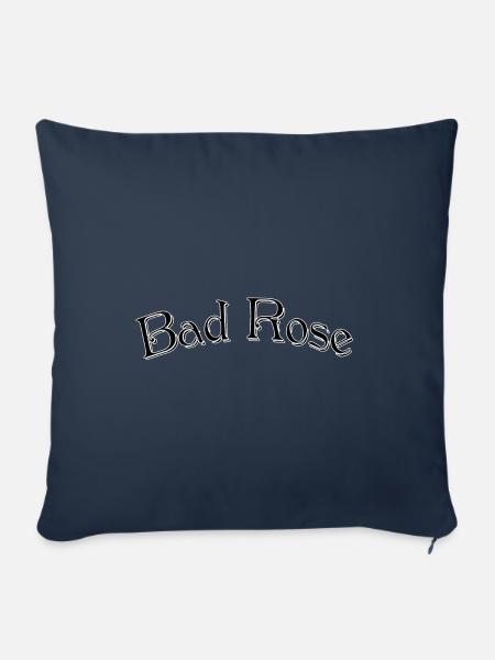 Bad Rose - Sofakissenbezug 45 x 45 cm - Navy