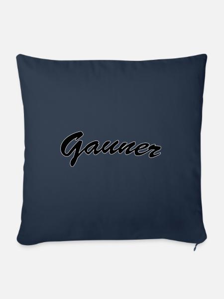 Gauner - Sofakissenbezug 45 x 45 cm - Navy