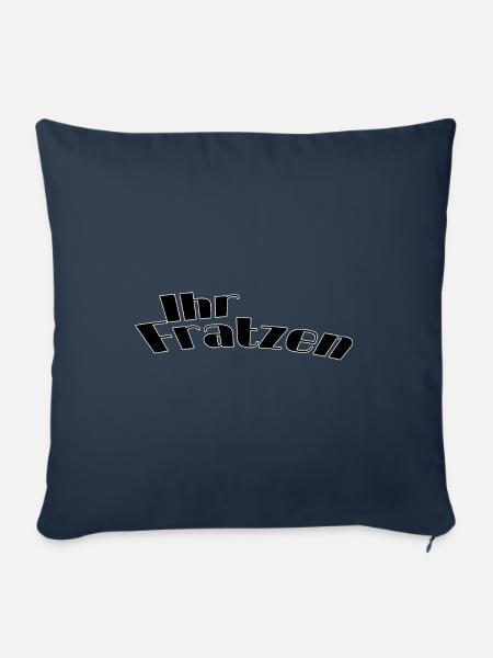 Ihr Fratzen - Sofakissenbezug 45 x 45 cm - Navy