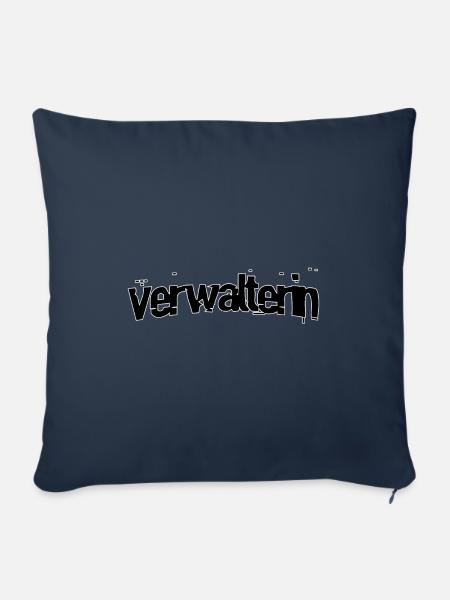 Verwalterin - Sofakissenbezug 45 x 45 cm - Navy
