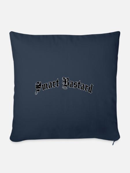 Smart bastard - Sofakissenbezug 45 x 45 cm - Navy
