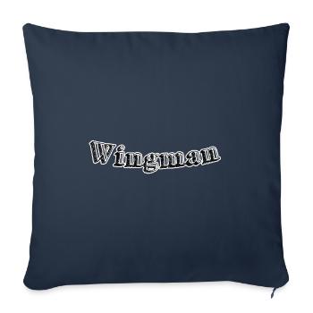 Wingman - Sofa pillowcase 17,3'' x 17,3'' (45 x 45 cm) - navy - Front