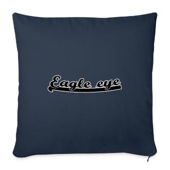Eagle eye - Sofa pillowcase 17,3'' x 17,3'' (45 x 45 cm) - navy - Front