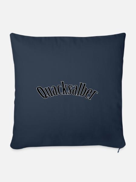Quacksalber - Sofakissenbezug 45 x 45 cm - Navy