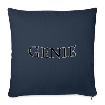 Genius - Sofa pillowcase 17,3'' x 17,3'' (45 x 45 cm) - navy - Front