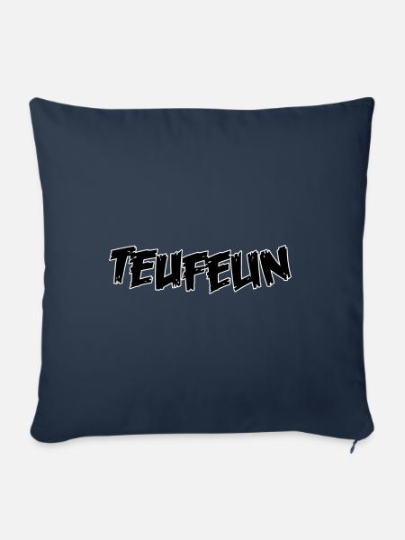 Teufelin - Sofakissenbezug 45 x 45 cm - Navy