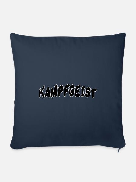 Kampfgeist - Sofakissenbezug 45 x 45 cm - Navy