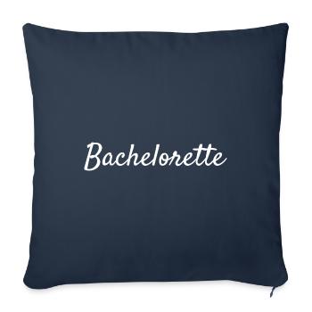 bachelorette - Housse de coussin décorative 45 x 45 cm - bleu marine - Devant