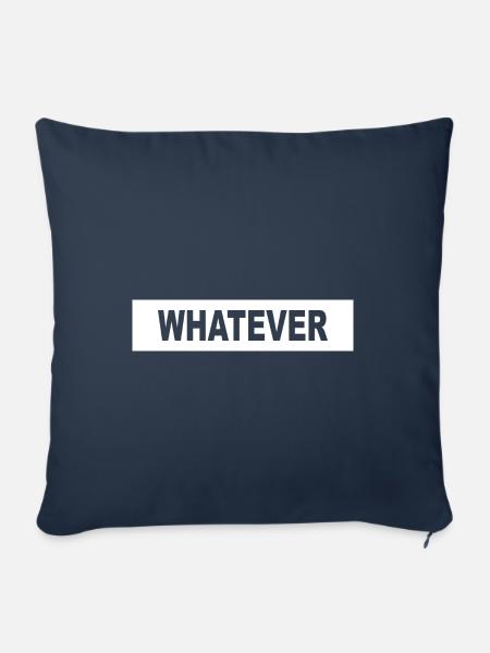 WHATEVER - minimalism - Sofakissenbezug 45 x 45 cm - Navy