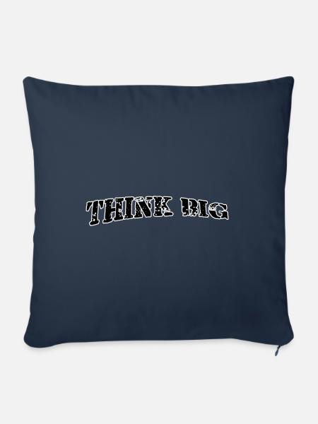 Think big - Sofakissenbezug 45 x 45 cm - Navy