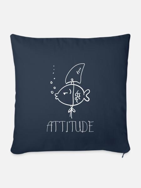 Attitude - Sofakissenbezug 45 x 45 cm - Navy