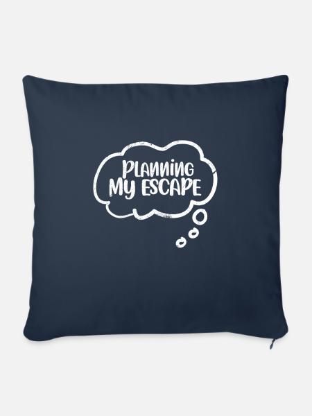 Babybauch - Sofakissenbezug 45 x 45 cm - Navy