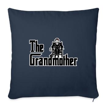 Le design de grand-mère Cadeau amusant pour les grands-mères - Housse de coussin décorative 45 x 45 cm - bleu marine - Devant