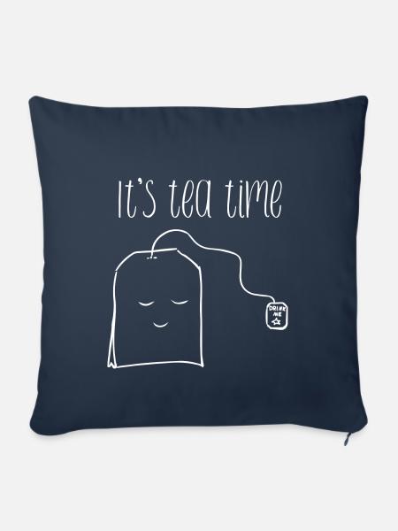 Tee - Sofakissenbezug 45 x 45 cm - Navy
