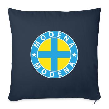 Modena - Sofa pillowcase 17,3'' x 17,3'' (45 x 45 cm) - navy - Front
