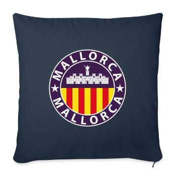 Mallorca - Sofakissenbezug 45 x 45 cm - Navy - Vorne