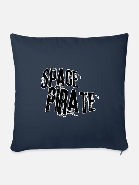 Space pirate - Sofakissenbezug 45 x 45 cm - Navy