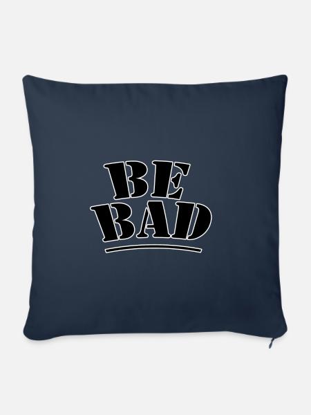 Be bad - Sofakissenbezug 45 x 45 cm - Navy